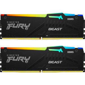 Memorie Kingston FURY Beast RGB 64GB DDR5 5600MHz CL36 Dual Channel Kit