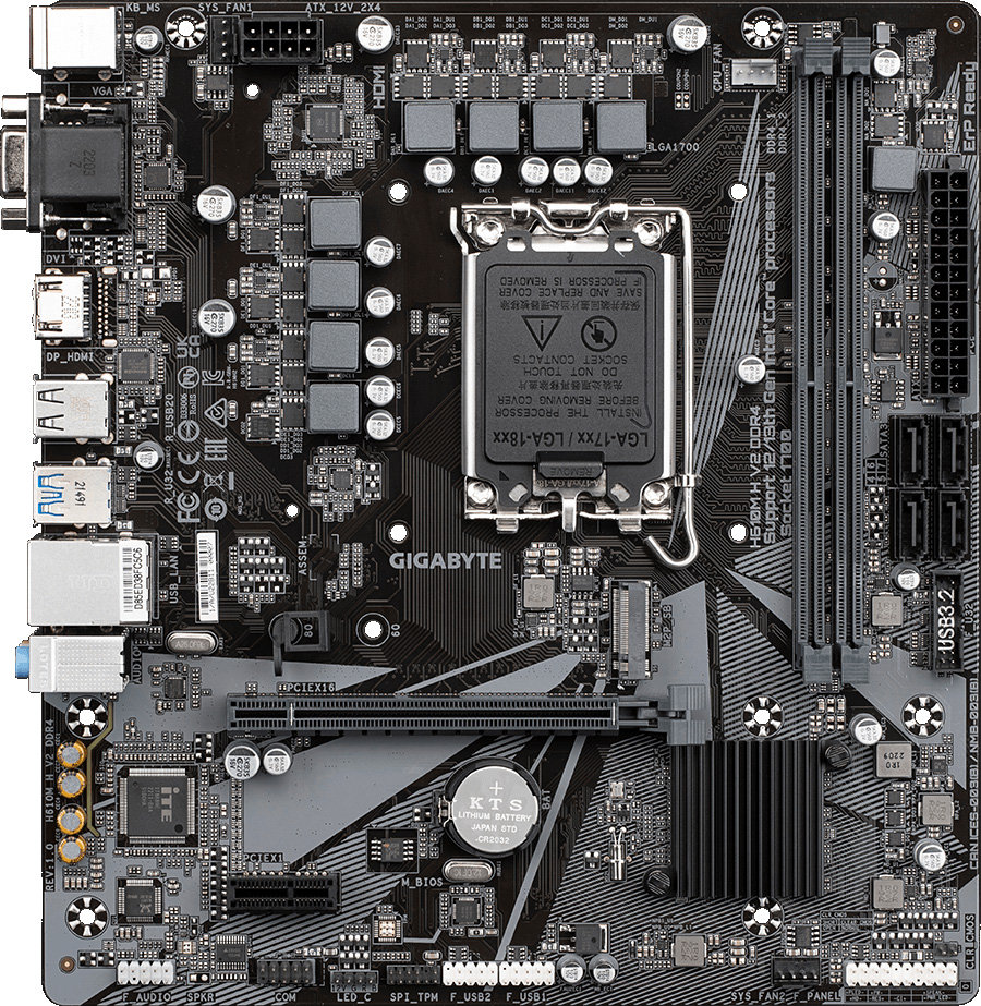 Placa de baza GIGABYTE H610M H V2 DDR4