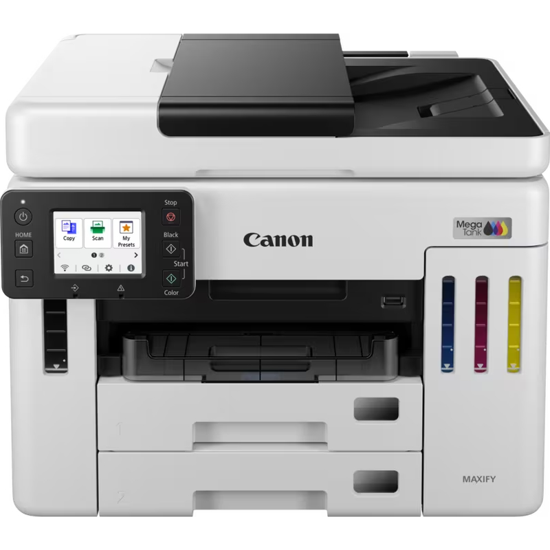 Multifunctionala Canon MAXIFY GX7140, InkJet CISS, Color, Format A4, Duplex, Retea, Wi-Fi, Fax