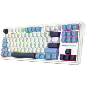 Redragon Antonium Pro TKL RGB Alb-Albastru Switch-uri liniare Redragon Gri Mecanica