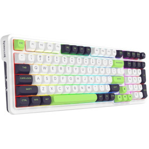 Redragon Eisa Max Alb-Verde RGB Switch-uri Mint Mambo Mecanica
