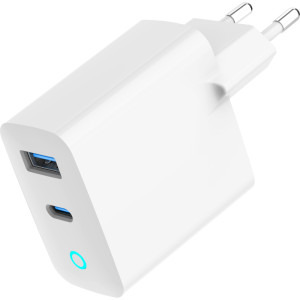 Gembird Universal, 1 x USB-C, 1 x USB-A, 65W White