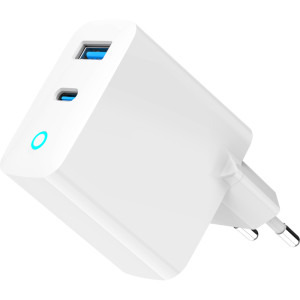 Gembird Universal, 1 x USB-C, 1 x USB-A, 65W White