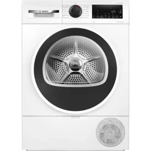 Bosch WQG243DMBY, Pompa de caldura, 9 kg, Clasa C, AutoDry, SensitiveDrying, Iluminare interioara, Alb