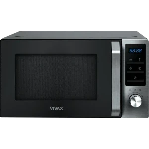 Cuptor cu microunde VIVAX MWO-2079BG, 20 L, 700 W, Grill, Negru/Argintiu