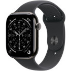 SmartWatch Apple Watch Series 11, Cellular, GPS, 42mm Carcasa Slate Titanium, Black Sport Band - S/M