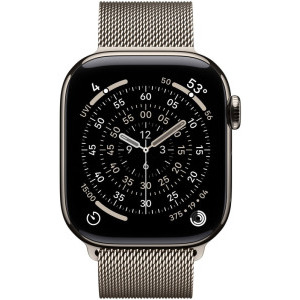 Apple Watch Series 11, Cellular, GPS, 42mm Carcasa Natural Titanium, Natural Milanese Loop