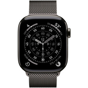 Apple Watch Series 11, Cellular, GPS, 42mm Carcasa Slate Titanium, Slate Milanese Loop
