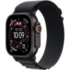 SmartWatch Apple Watch Ultra 3, Cellular, 49mm Carcasa Titanium Black, Black Alpine Loop - Small