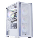 Gaming DRAGON Epic Alb Powered by GIGABYTE, AMD Ryzen 7 7800X3D 4.2GHz, 32GB DDR5, 2TB SSD, RTX 5070 EAGLE OC ICE 12GB GDDR7, Iluminare RGB