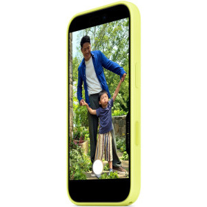 Apple Protectie pentru spate, material silicon pentru iPhone 17, culoare Neon Yellow