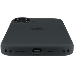 Apple Protectie pentru spate, material silicon pentru iPhone 17, culoare Black
