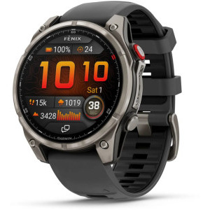 SmartWatch Garmin Fenix 8 Pro, 47mm Titan, Graphite/Black