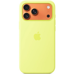 Apple Protectie pentru spate, material silicon pentru iPhone 17 Pro Max, culoare Neon Yellow