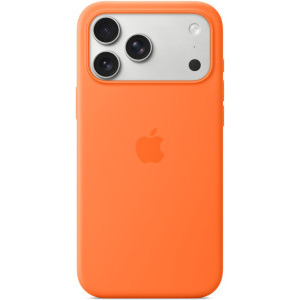 Apple Protectie pentru spate, material silicon pentru iPhone 17 Pro, culoare Orange
