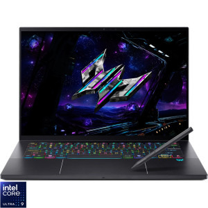 Laptop Acer Gaming 14.5 Predator Triton 14 AI PT14-52T, 2.8K OLED 120Hz Touch, Procesor Intel® Core™ Ultra 9 288V (12M Cache, up to 5.10 GHz), 32GB LPDDR5X, 2TB SSD, GeForce RTX 5070 8GB, Win 11 Pro, Charcoal Black