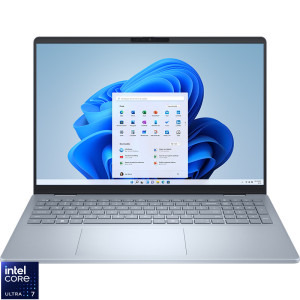 Laptop DELL 16 Plus DB16250, FHD+ Touch, Procesor Intel® Core™ Ultra 7 258V (12M Cache, up to 4.80 GHz), 32GB LPDDR5X, 1TB SSD, Intel Arc 140V, Win 11 Pro, Ice Blue, 3Yr ProSupport
