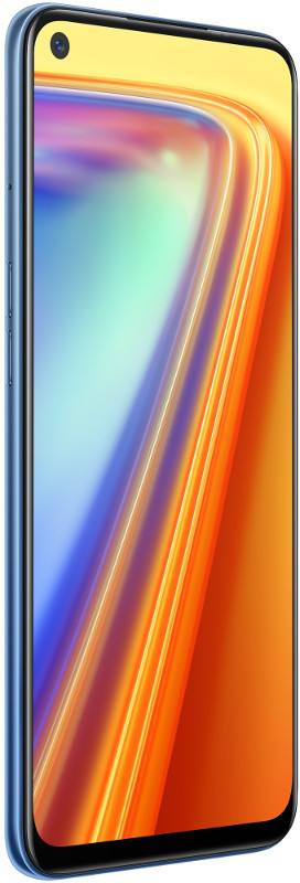 Smartphone Realme 7, Ecran 90Hz, Gorilla Glass, 128GB, 8GB RAM, Dual SIM, 4G, 5-Camere, Baterie 5000 mAh, 3-Card Slot, 30W Dart Charge, Mist Blue