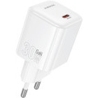 Incarcator retea Borofone BN35, 1x USB-C, Quick Charge 30 W, White