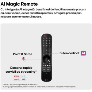 LG Smart TV OLED55G62LW Seria evo AI G6 138cm 4K UHD HDR