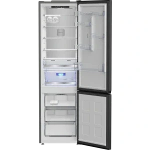 Beko B7RCNA418HXBRW, 415 L, Clasa A, No Frost, ProSmart Inverter, HarvestFresh, AeroFlow, MultiMode, MultiZone, Control electronic, 203 cm, Dark Inox