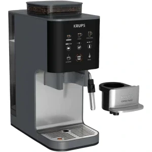 Krups semi-automat Coffee Crush Edition SA404BE1, 1370W, 15bar, 2L, Negru/Gri