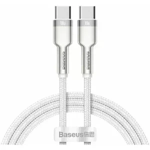 Baseus FrostCore, USB-C Male la USB-C Male, 100 W, 2 m, White