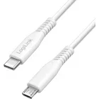 Cablu de date / adaptor Logilink CU0245 USB-C Male la micro USB Male, 2 m, White