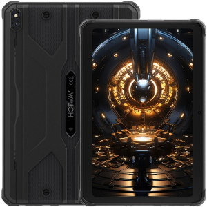 HOTWAV R8, 10.1 inch Multi-touch, Cortex A75 Octa Core 1.6GHz, 4GB RAM, 128GB flash, Wi-Fi, Bluetooth, GPS, 4G, Android 14, Black