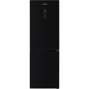 Heinner HCNF-HM400DINVGBKE++, 400 L, Clasa E, Full No Frost, Dual Inverter, MaxStorage, Control electronic, 186 cm, Negru
