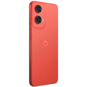 Motorola Moto G35, 5G Edition, 128GB, 8GB RAM, Dual SIM, Tri-Camera, Hot Coral