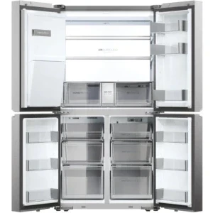 Haier HCR7918EIMP, 601 L, Clasa E, No Frost, Air Surround, Switch Zone, Humidity Zone, Fresher Shield, ABT Pro, Dozator de apa, Control electronic, 177 cm, Inox