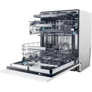 Haier XS 6B0M3PDB, 16 seturi, 10 programe, Clasa B, Inverter, PowerWash, Flex Zone, hOn, 60 cm