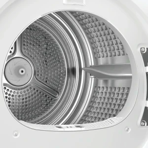 Haier HD80-D357U1-S, Pompa de caldura, 8 kg, Clasa D, Inverter, I-Refresh, hOn, Alb