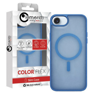 Lemontti Capac protectie spate EliteGuard Magsafe Blue pentru iPhone 17e/iPhone 16e