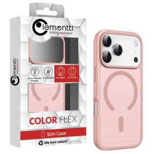Lemontti Capac protectie spate EliteGuard Magsafe Pink pentru iPhone 17 Pro Max