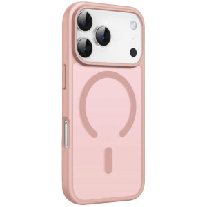 Lemontti Capac protectie spate EliteGuard Magsafe Pink pentru iPhone 17 Pro Max