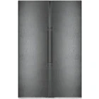 Frigider Side By Side Liebherr XRFbs 5295 Peak, 663 L, Clasa D, No Frost, BioFresh Professional, HydroBreeze, InfinitySpring, Dozator de apa, Control electronic, 185 cm, BlackSteel