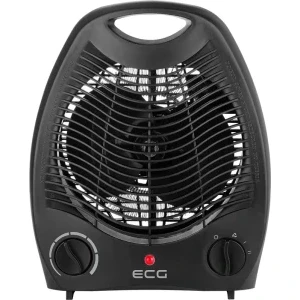 ECG Aeroterma electrica TV3030, 2000 W, 2 trepte, Ventilare, Negru