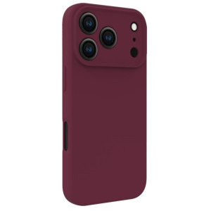 Lemontti Capac protectie spate Silicon Soft Slim Magsafe Dark Red pentru iPhone 17 Pro