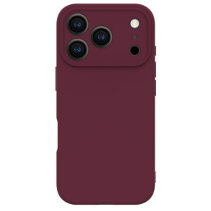Lemontti Capac protectie spate Silicon Soft Slim Magsafe Dark Red pentru iPhone 17 Pro
