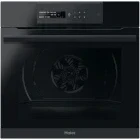 Cuptor incorporabil Haier HWO60SM6B9BH, Electric, 70 L, Autocuratare pirolitica, Grill, ClimaTech, hOn, Clasa A+, Negru