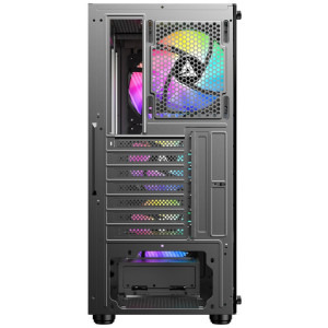 Gaming ZMEU HyperPro Esports Edition, AMD Ryzen 5 5500 3.6GHz, 16GB DDR4, 500GB SSD, RX 7600 8GB GDDR6, Iluminare RGB
