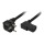 Accesoriu UPS Logilink Cablu alimentare, Schuko-C13, 2 m, conector 90 grade, Negru