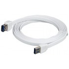 Cablu periferice Orico USB 3.0 Male - USB 3.0 Female, 1m, alb