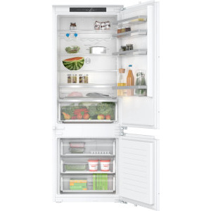 Combina frigorifica Bosch incorporabila KBN96VFE0, 383 L, Clasa E, No Frost, VitaFresh, Iluminare LED, 194 cm