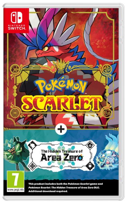 Joc Nintendo Pokemon Scarlet + Hidden Treasure of Area Zero DLC pentru Nintendo Switch