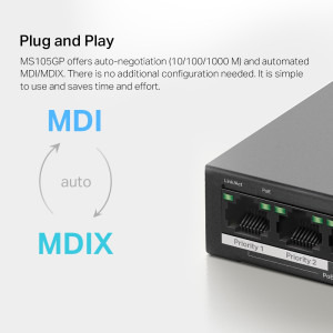 MERCUSYS Gigabit MS105GP
