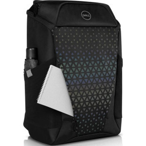 DELL Rucsac notebook gaming 17.3 inch GM1720PM Black, rezistent la apa, acoperire extra pe timp de ploaie, design reflectorizant
