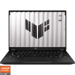 ASUS Gaming 14'' TUF A14 FA401UU, 2.5K 165Hz, Procesor AMD Ryzen™ 7 8845HS (16M Cache, up to 5.1 GHz), 16GB LPDDR5X, 512GB SSD, GeForce RTX 4050 6GB, No OS, Jaeger Gray